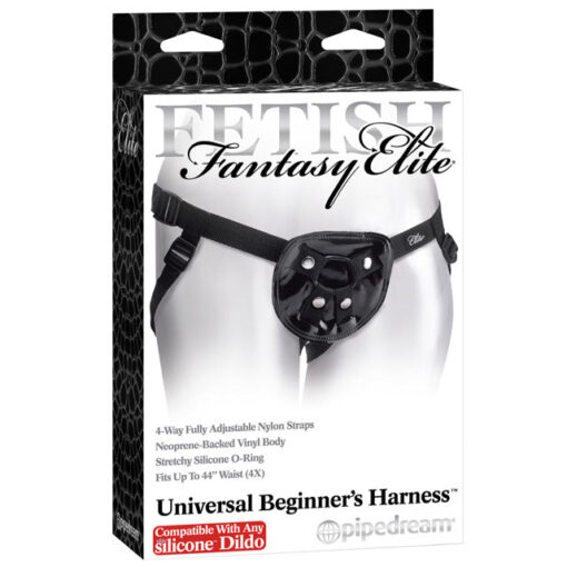 Pipedream Fetish Fantasy Elite Adjustable Universal Beginner's Harness Black