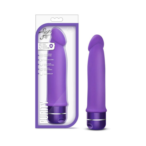 Luxe Purity Silicone Vibrator Purple