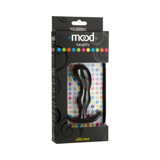 Mood - Naughty 2 - Medium Black Silicone Butt Plug