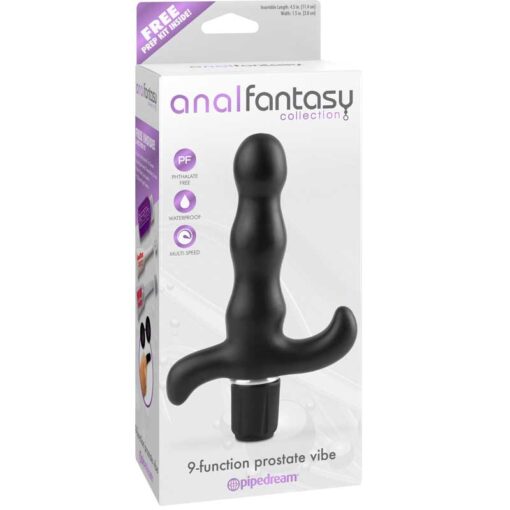 Anal Fantasy Collection 9-Function Prostate Vibe Black