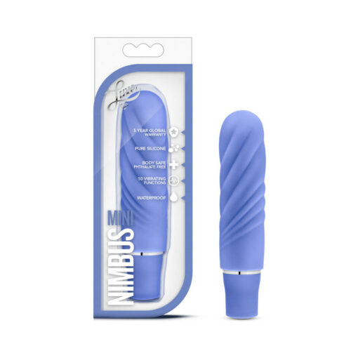 Luxe Nimbus Mini Silicone Vibrator Periwinkle