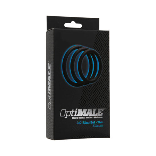 OptiMALE  3 C-Ring Set  Thin Black