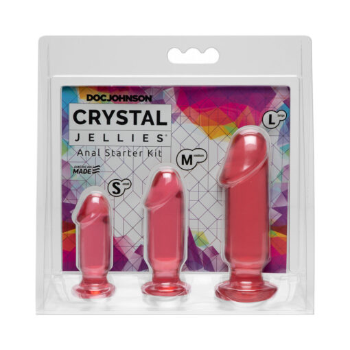 Crystal Jellies  Anal Starter Kit Pink