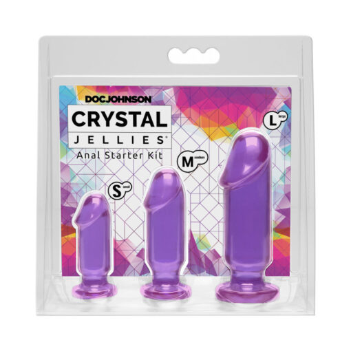 Crystal Jellies  Anal Starter Kit Purple