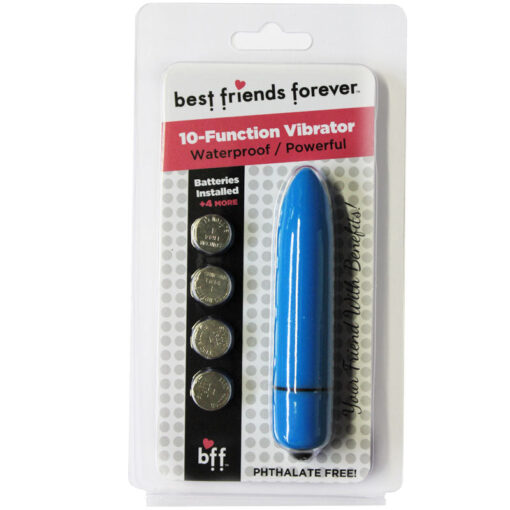 BFF Waterproof Friends w-Benefits Bullet Blue 8cm