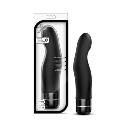 Luxe Gio Silicone G-Spot Vibrator Black