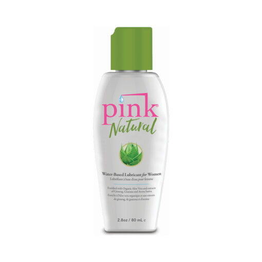 Pink Natural Water-Based Lubricant 2.8 oz.