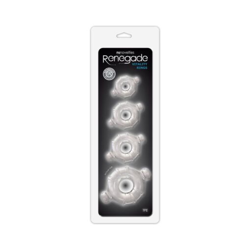 Renegade Vitality Rings 4-Pack Clear