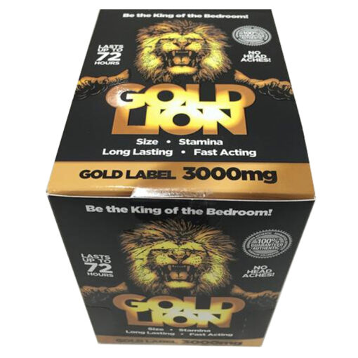 Gold Lion Male Enhancement Pill 1ct 24-Dp