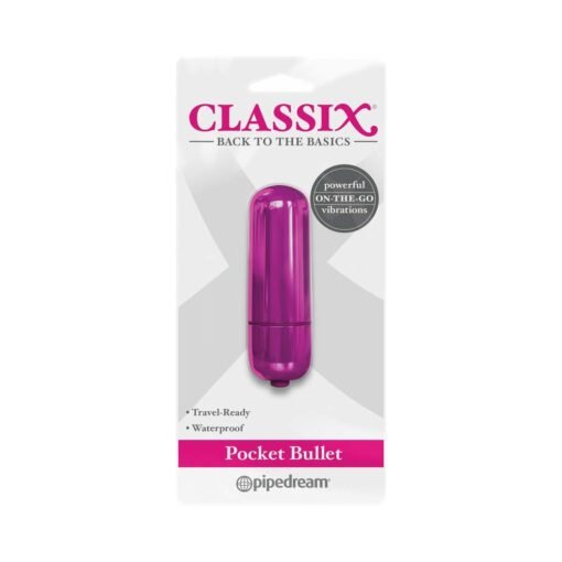 Pipedream Classix Pocket Bullet Vibrator Pink