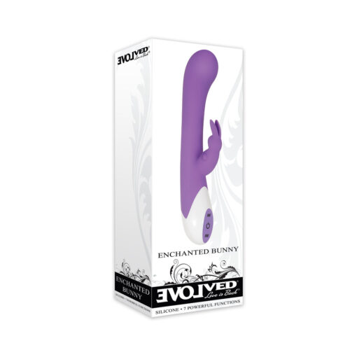 Evolved Enchanted Bunny Silicone Rabbit Vibrator Purple