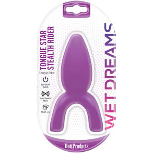 Wet Dreams Tongue Star Stealth Rider- Purple