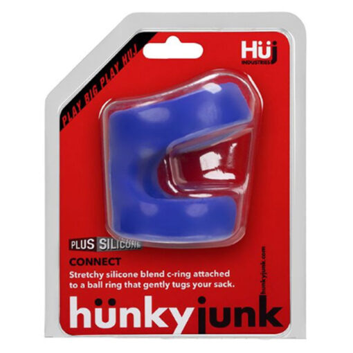 Hunkyjunk CONNECT cock ring-balltugger cobalt