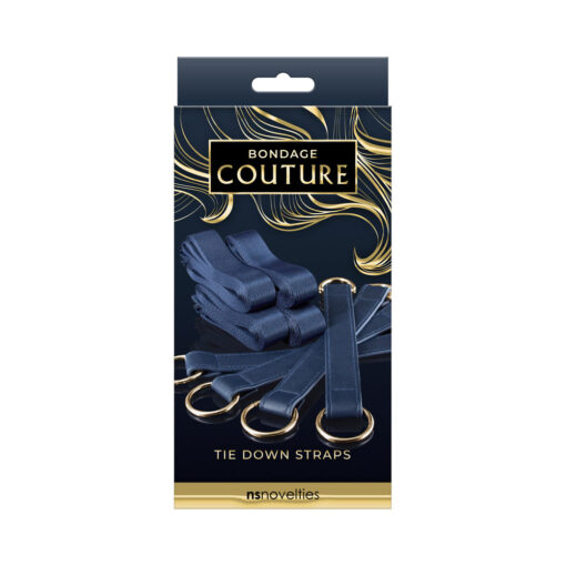 Bondage Couture Tie Down Straps Blue