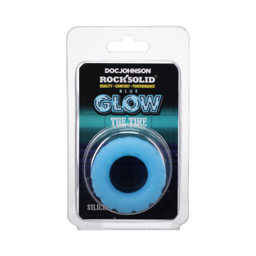 Rock Solid Sila-Flex Glow-in-the-Dark The Tire C-Ring Blue