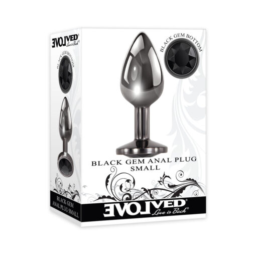 Evolved Black Gem Anal Plug Small