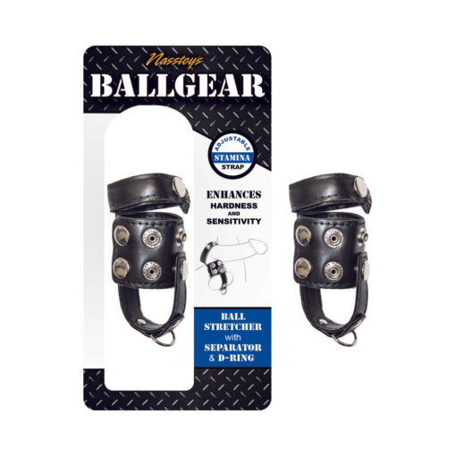 Ballgear Ball Stretcher With Separator & D-Ring - Black