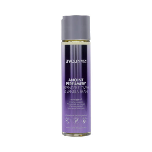 Evolved Anoint Perfumery Lavender Flower & Vanilla Bean Massage Oil 4 oz.