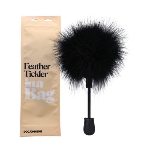 Doc Johnson Feather Tickler In A Bag Black