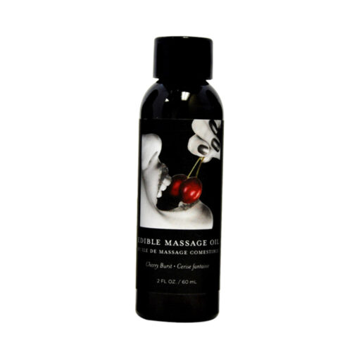 Earthly Body Edible Massage Lotion Cherry 2 oz.