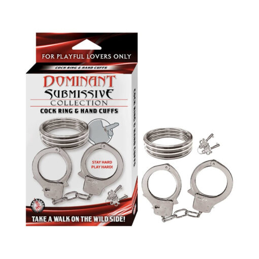 Nasstoys Dominant Submissive Collection Cockring & Handcuffs Set