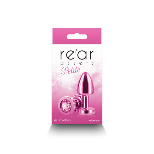 Rear Assets Petite Metal Anal Plug Pink