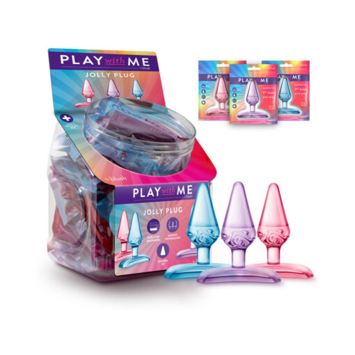 Play With Me Jolly Plug 24-Piece Fishbowl Display