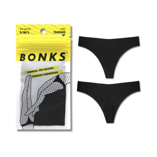 Bonks Black Magic Seamless Thong O-S