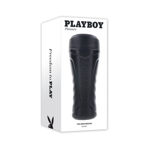 Playboy The Urge Medium Stroker Non-Vibrating TPE Black