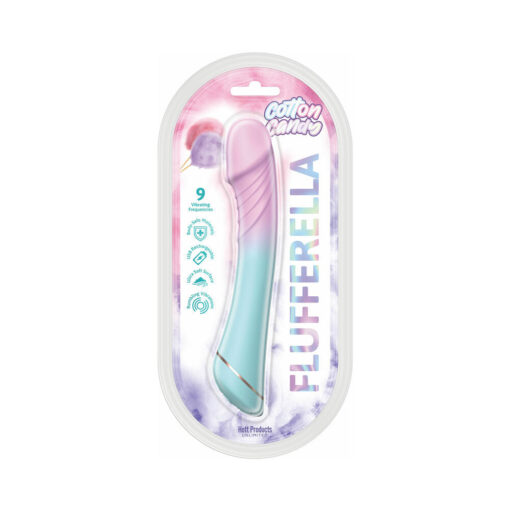 Cotton Candy Flufferella Silicone Vibrator 9 Frequencies