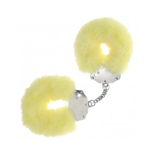 Ouch! Heavy-Duty Fluffy Handcuffs Yellow