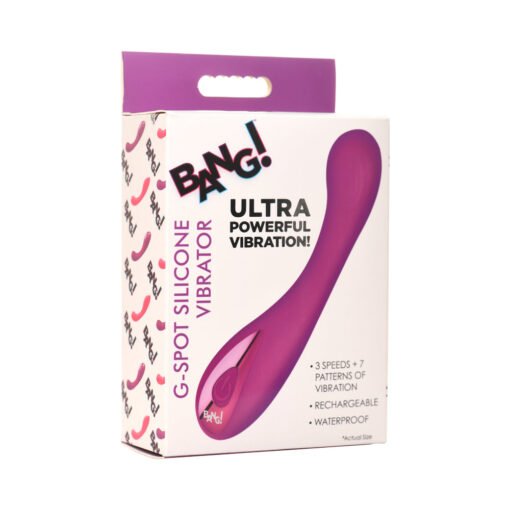 BANG! G-Spot Silicone Vibrator Purple