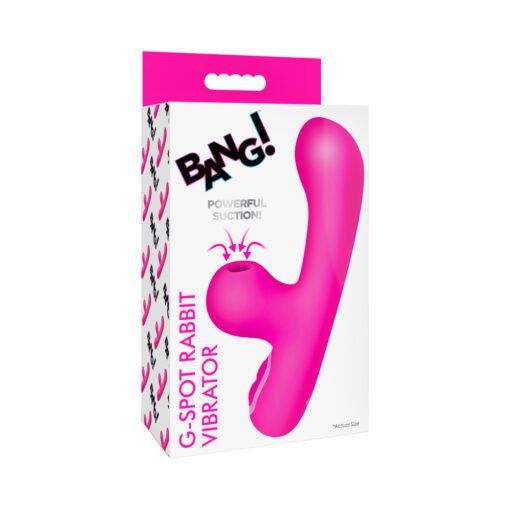 BANG! Mini Suction Rabbit Vibrator Pink