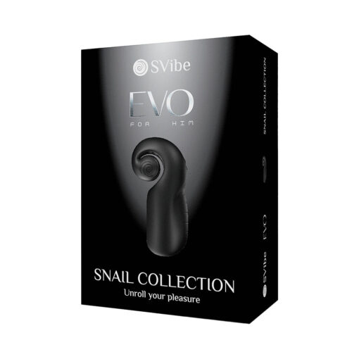 Snail Vibe SVibe Evo Rechargeable Masturbator Black