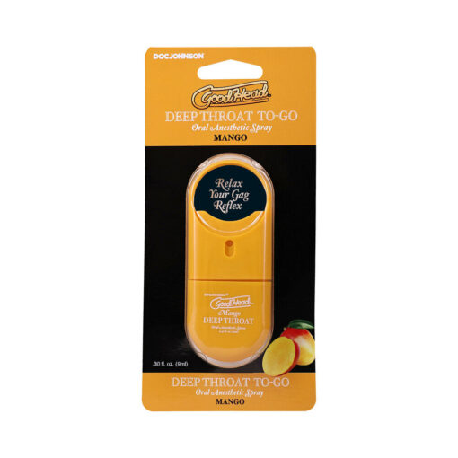 GoodHead Deep Throat Spray To-Go Mango 0.3 oz.