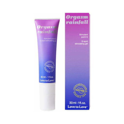 Love to Love Orgasm Rainfall G-Spot Stimulating Gel 1 oz.