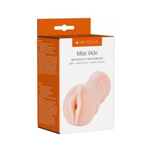 Me You Us Miss Vicki Mini Realistic Masturbator Vanilla