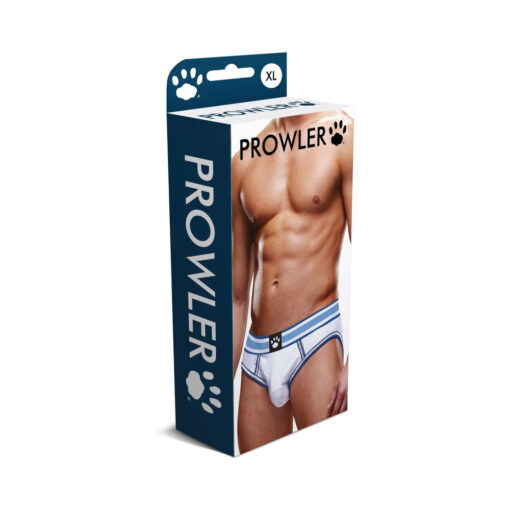 Prowler Open Brief White-Blue XL