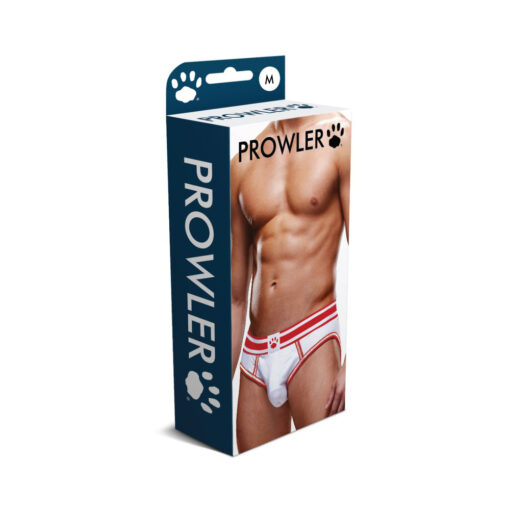 Prowler Open Brief White-Red M