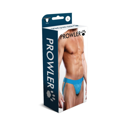 Prowler Lace Jock Strap Neon Blue L