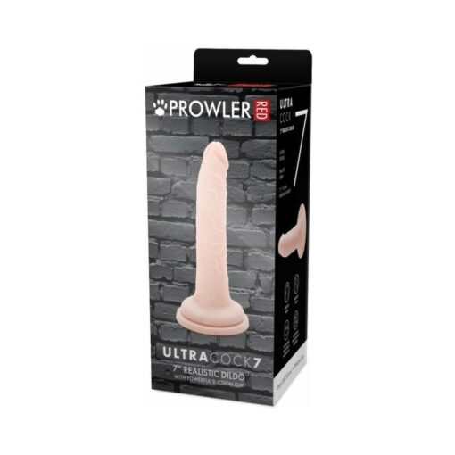 Prowler RED Ultra Cock 7 in. Realistic Dildo Vanilla