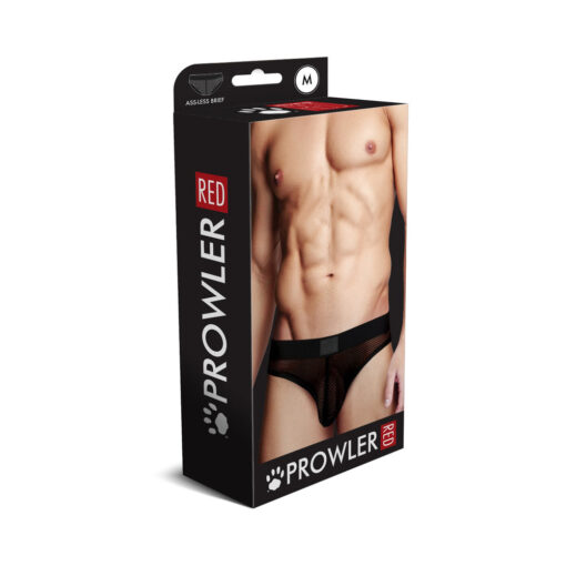 Prowler RED Fishnet Ass-less Brief Black M