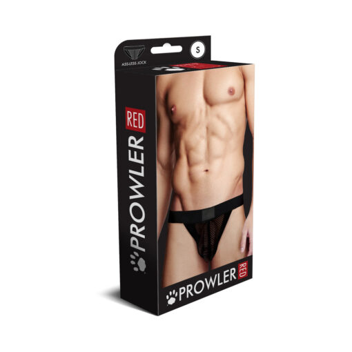 Prowler RED Fishnet Ass-less Jock Strap Black S