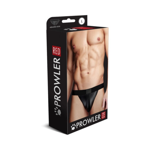 Prowler RED Wetlook Ass-less Jock Strap Black L