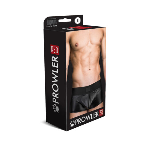 Prowler RED Wetlook Ass-less Trunk Black S