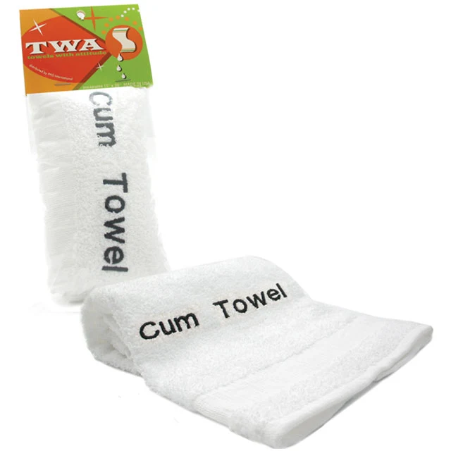 Towels With Attitude – Cum Towel