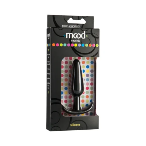 Mood – Naughty – Medium Black Silicone Butt Plug