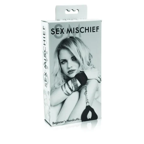 Sportsheets Sex & Mischief Beginner”s Handcuffs Black