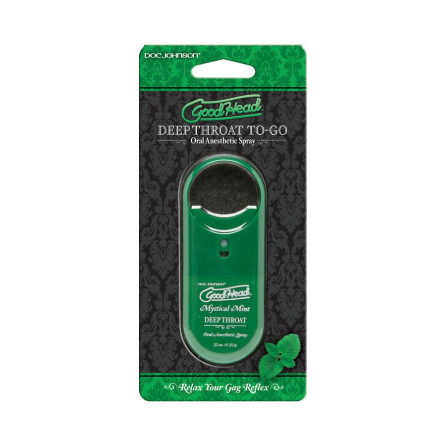 Goodhead to Go – Deep Throat Spray .33oz. Mystical Mint