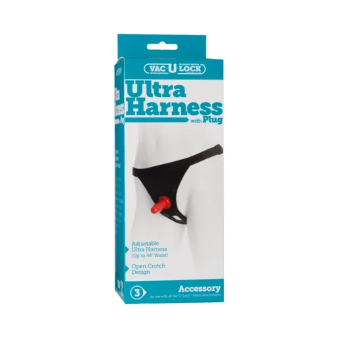 Vac-U-Lock – Ultra Harness – With Plug Black